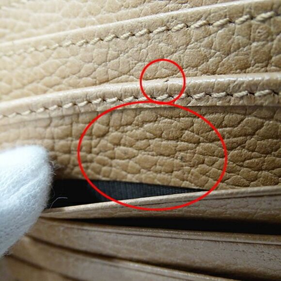 Gucci Interlocking G Beige Leather Wallet  (Pre-Owned) - Picture 8 of 13